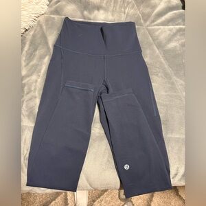 Lululemon wunder train leggings with pockets
